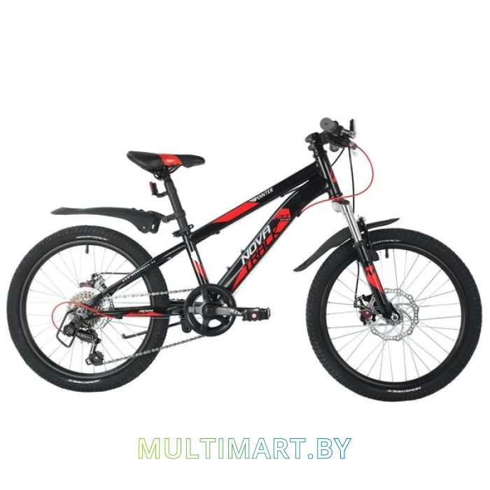 Детский велосипед Novatrack Pointer 6.D 20SH6D.POINTER.BK21 (черный, 2021)